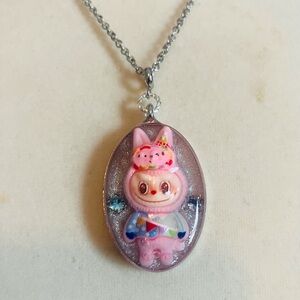 Handmade Kawaii “Labubu” Pendant Necklace